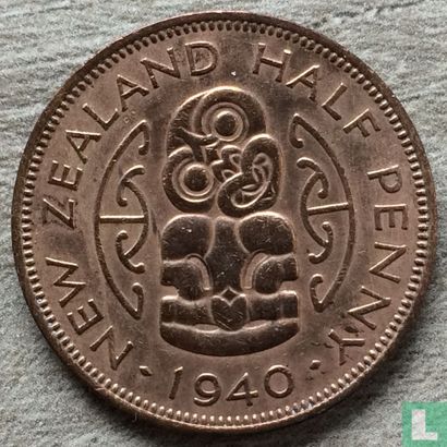 Nieuw-Zeeland ½ penny 1940 - Afbeelding 1