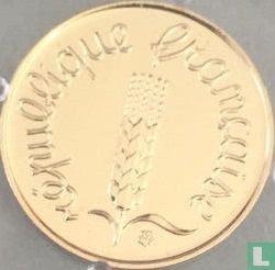 France 1 centime 2001 (gold) - Image 2