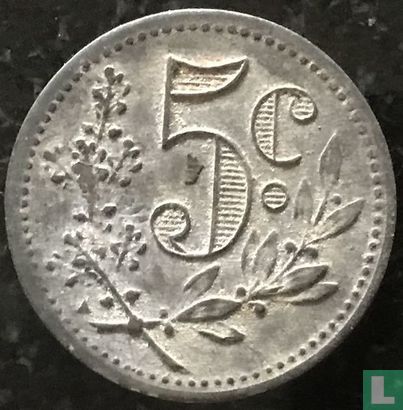 Algérie 5 centimes 1917 - Image 2