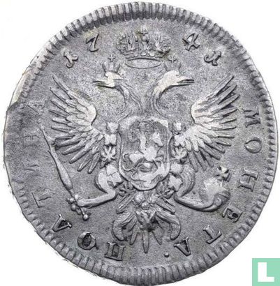 Rusland 50 kopeken 1741 - Afbeelding 1