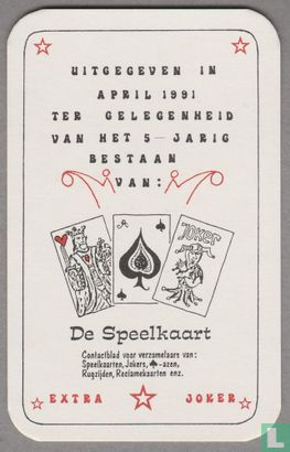 (extra) Joker, Dutch, Speelkaarten, Playing Cards - Afbeelding 1