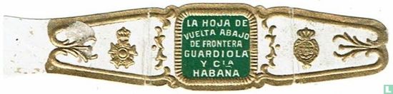 La Hoja de Vuelta Abajo de Frontera Guardiola y Cia Habana - Image 1