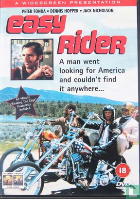 Easy rider A man went looking for America and couldn't find it anywhere.... - Afbeelding 1