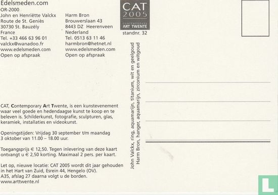 CAT 2005 Twente - Ring - Hanger - Afbeelding 2