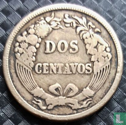 Peru 2 centavos 1863 - Afbeelding 2