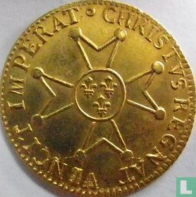 Frankrijk 1 louis d'or 1718 (V) - Afbeelding 2