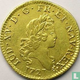 Frankrijk 1 louis d'or 1721 (A) - Afbeelding 1
