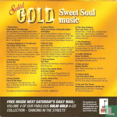 Solid Gold Volume Three Sweet Soul Music - Afbeelding 2