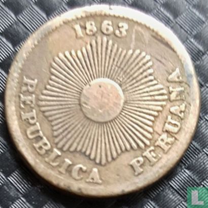 Peru 1 centavo 1863 - Image 1