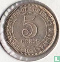 Malaya 5 cents 1941 - Afbeelding 1