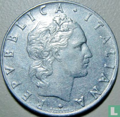 Italien 50 Lire 1967 - Bild 2
