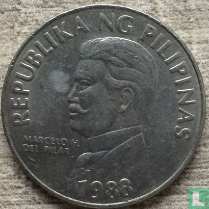 Filipijnen 50 sentimos 1988 - Afbeelding 1