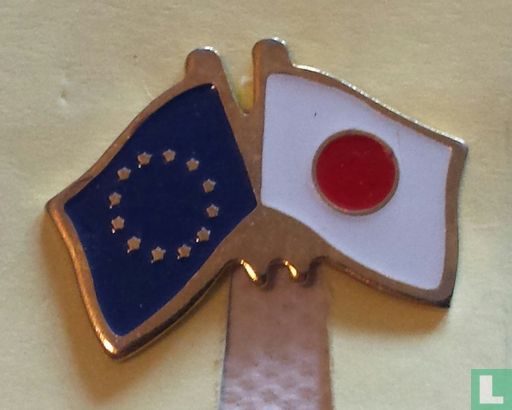 Vlag Europese Unie-Japan