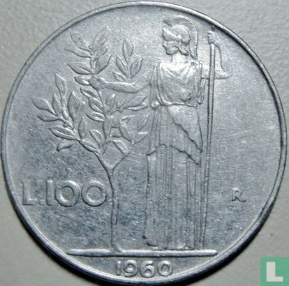 Italien 100 Lire 1960 - Bild 1
