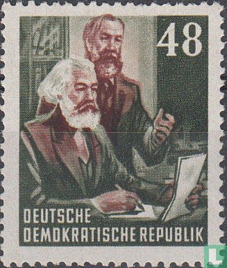 Karl Marx en Friedrich Engels