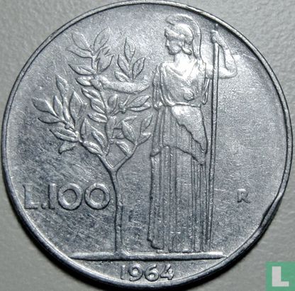 Italie 100 lire 1964 - Image 1