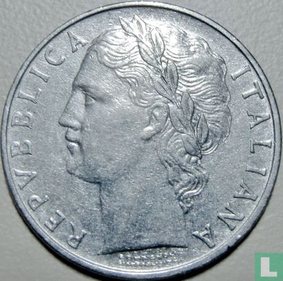 Italien 100 Lire 1966 - Bild 2