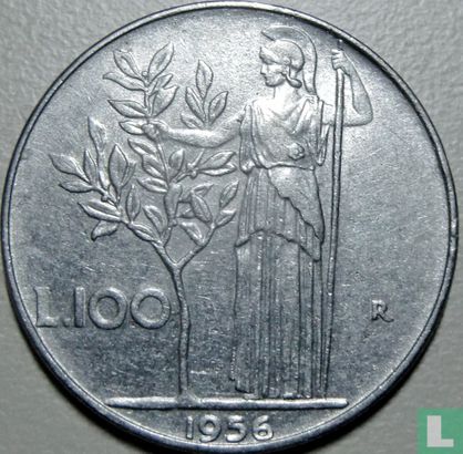 Italien 100 Lire 1956 - Bild 1