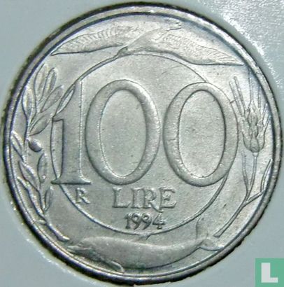 Italie 100 lire 1994 - Image 1