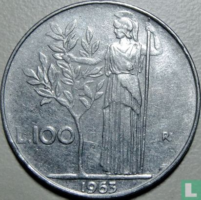 Italy 100 lire 1963 - Image 1