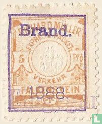 Overprint "Brand 1888"