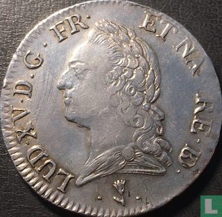 France 1 écu 1773 (Pau) - Image 2