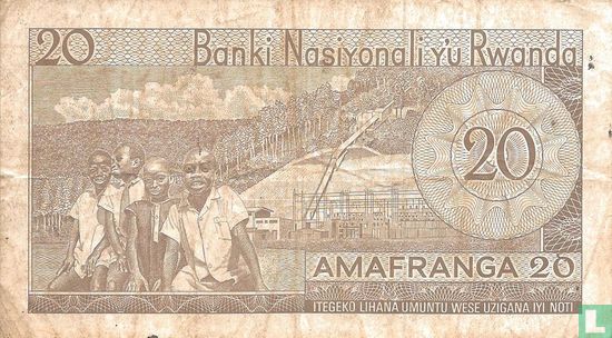 Rwanda 20 Francs 1965 - Image 2