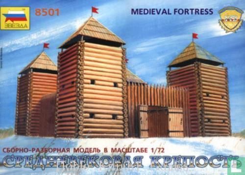 Old medieval wooden fortress