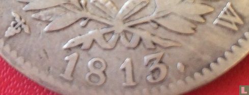Frankrijk 5 francs 1813 (W) - Afbeelding 3