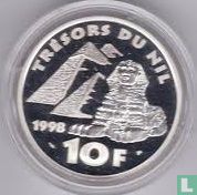 France 10 francs 1998 (PROOF) "Treasures of the Nile - Nefertiti" - Image 1