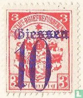 Rubber stamp on figure