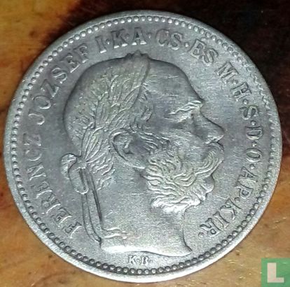 Hongrie 1 korona 1892 - Image 2