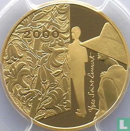 Frankrijk 50 francs 2000 (PROOF) "Yves St. Laurent" - Afbeelding 2