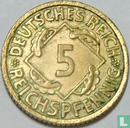 Deutsches Reich 5 Reichspfennig 1930 (A) - Bild 2