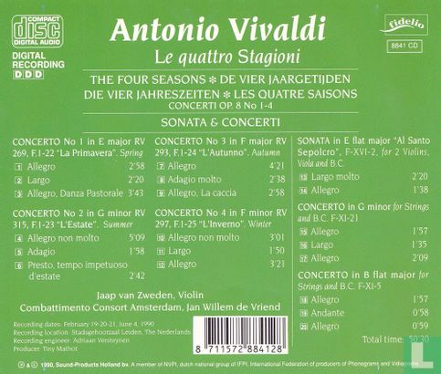 Vivaldi    De vier jaargetijden - Afbeelding 2