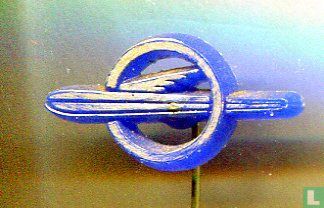 Opel (grijs op blauw)