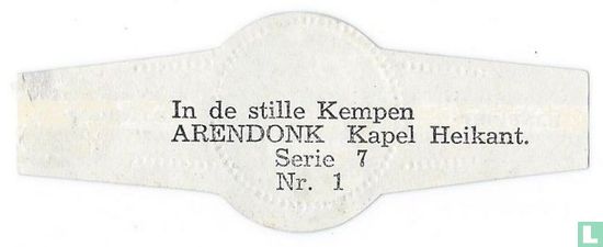 ARENDONK Kapel Heikant - Image 2