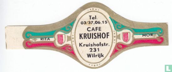 Tél. 03 / 37.06.15 Café Kruishof Kruishofstr. 231 Wilrijk - Rita - Mor - Image 1