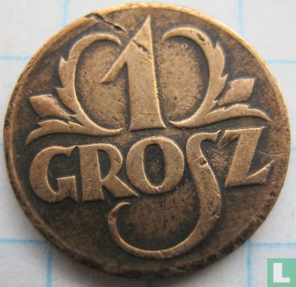 Polen 1 grosz 1923 (brons) - Afbeelding 2