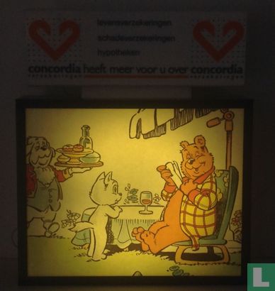 Lichtbak reclame Concordia Verzekeringen met Bommel en Tom Poes (Joost) - Afbeelding 3