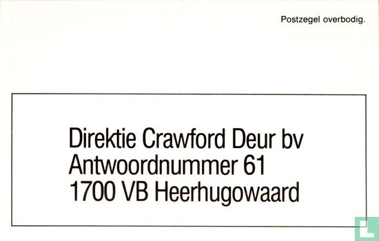 Antwoordkaart Crawford Deur - Image 1