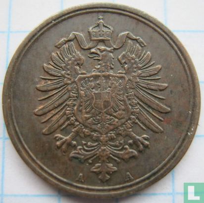 German Empire 1 pfennig 1875 (A) - Image 2