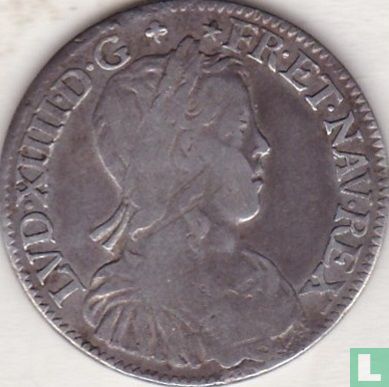 France ½ ecu 1650 (C) - Image 2