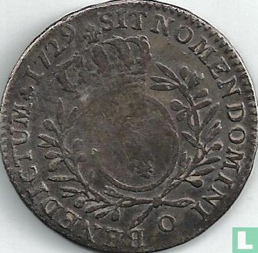 Frankrijk ½ écu 1729 (O) - Afbeelding 1