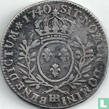 Frankreich ½ Ecu 1740 (BB) - Bild 1