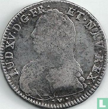 Frankreich ½ Ecu 1740 (BB) - Bild 2