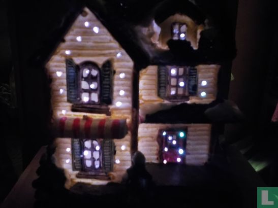 Kersthuisje met licht - Image 2
