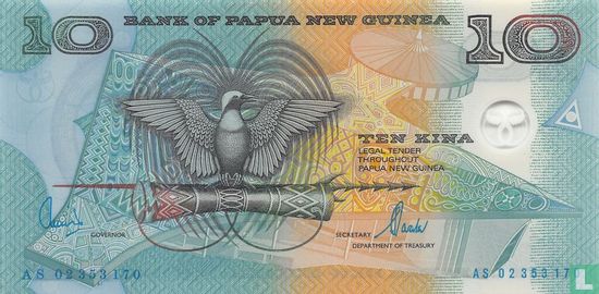 Papouasie-Nouvelle-Guinée 10 Kina 2002 - Image 1