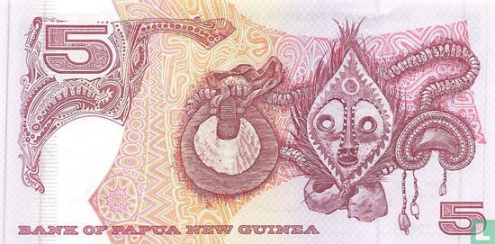 Papoea Nieuw Guinea 5 Kina 2002 - Afbeelding 2