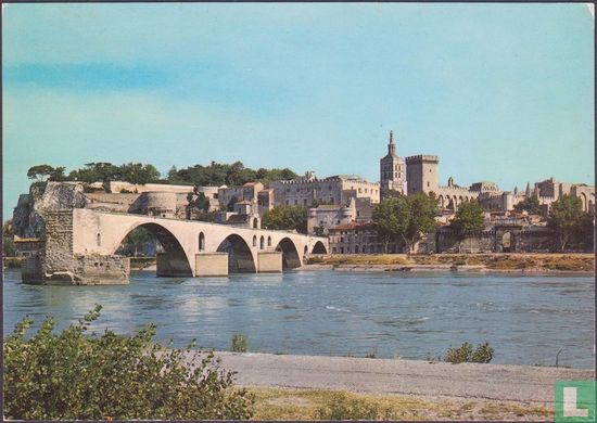 Avignon, Le Pont St-Bénézet et le Palais des Papes